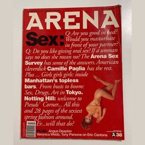 Arena The Sex Issue Spring 1993 March/April Issue 38